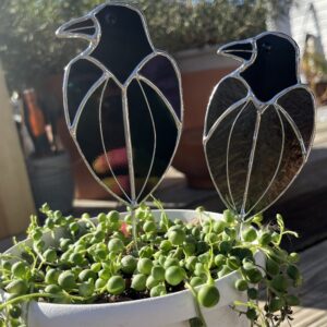 Consider the Raven Plant Stake